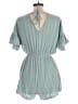 Blue B Chevron-herringbone Teal Blue Romper Size L - photo 2