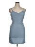 Zanzea Collection 100% Polyester Solid Blue Cocktail Dress Size XL - photo 1