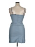 Zanzea Collection 100% Polyester Solid Blue Cocktail Dress Size XL - photo 2
