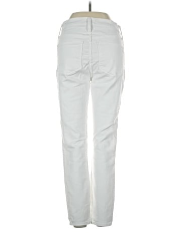 Madewell 9" Mid-Rise Skinny Crop Jeans in Pure White (view 2)