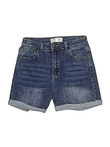 Wax Jean Denim Shorts (view 1)