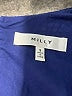 Milly 100% Cotton Blue Short Sleeve Blouse Size S - photo 7