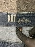 Kut from the Kloth Chevron-herringbone Blue Jeans Size 10 - photo 7