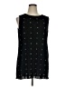 Kathie Lee Black Sleeveless T-Shirt Size XL - photo 1