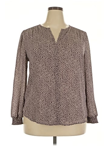 Monday Fun Long Sleeve Blouse (view 1)