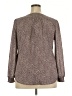 Monday Fun 100% Polyester Brown Long Sleeve Blouse Size XXL - photo 2