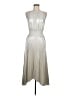A.L.C. 100% Polyester Metallic Silver Cocktail Dress Size 6 - photo 1