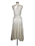A.L.C. 100% Polyester Metallic Silver Cocktail Dress Size 6 - photo 2