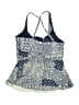 Lands' End Paisley Blue Swimsuit Top Size 12 - photo 2