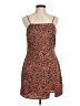 Superdown 100% Polyester Animal Print Brown Cocktail Dress Size M - photo 1