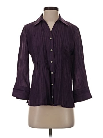 Coldwater Creek 3/4 Sleeve Button-Down Shirt (view 1)