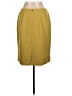 Halogen Solid Yellow Casual Skirt Size 10 - photo 2