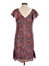 J.Crew 100% Silk Paisley Red Casual Dress Size 6 - photo 2
