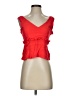 Assorted Brands 100% Rayon Red Sleeveless Blouse Size S - photo 1