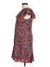 J.Crew 100% Silk Paisley Red Casual Dress Size 6 - photo 5
