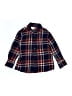 Crewcuts Outlet 100% Cotton Plaid Blue Long Sleeve Button-Down Shirt Size 2 - photo 1