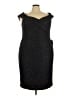 Eliza J 100% Polyester Tweed Gray Cocktail Dress Size 22 - photo 1