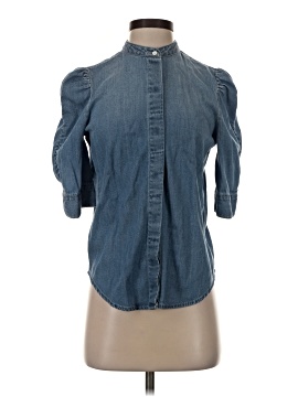 FRAME 3/4 Sleeve Button-Down Shirt (view 1)