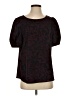 Assorted Brands 100% Polyester Burgundy Short Sleeve Top Size S (estimated) - photo 1