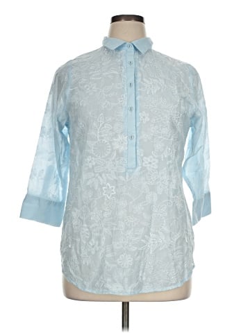 Gretchen Scott Designs 3/4 Sleeve Button-Down Shirt (view 1)