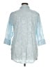Gretchen Scott Designs Blue 3/4 Sleeve Button-Down Shirt Size XL - photo 2