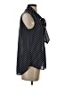L'Agence Polka Dots Black Sleeveless Blouse Size XS (0) - photo 4