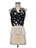Under Skies 100% Polyester Ivory Sleeveless Blouse Size S - photo 1