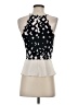 Under Skies 100% Polyester Ivory Sleeveless Blouse Size S - photo 2