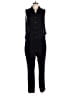 Haute Hippie 100% Silk Solid Black Jumpsuit Size L - photo 1