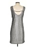 Ecru 100% Polyester Metallic Silver Casual Dress Size S - photo 2