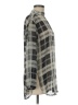 Max Mara Plaid Gray 3/4 Sleeve Blouse Size 8 - photo 4