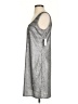 Ecru 100% Polyester Metallic Silver Casual Dress Size S - photo 5