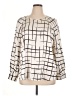ELOQUII 100% Polyester Ivory Long Sleeve Blouse Size 14 Plus - photo 1