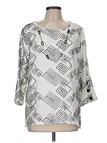 Alfred Dunner 3/4 Sleeve Blouse (view 1)