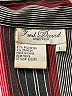 Fred David Stripes Black Long Sleeve Blouse Size L - photo 7