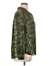H&M 100% Polyester Animal Print Green Long Sleeve Blouse Size 14 - photo 4