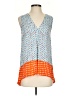 Boden 100% Viscose Orange Sleeveless Blouse Size 4 - photo 1