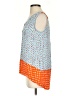 Boden 100% Viscose Orange Sleeveless Blouse Size 4 - photo 5