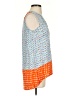 Boden 100% Viscose Orange Sleeveless Blouse Size 4 - photo 4