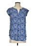 Artisan NY 100% Rayon Blue Short Sleeve Blouse Size S - photo 1