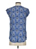 Artisan NY 100% Rayon Blue Short Sleeve Blouse Size S - photo 2