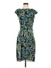 Kay Unger Print Blue Cocktail Dress Size S - photo 1