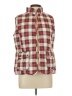 St. John's Bay 100% Polyester Plaid Red Vest Size L - photo 1