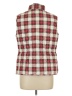 St. John's Bay 100% Polyester Plaid Red Vest Size L - photo 2