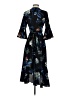 Shein 100% Polyester Black Blue Cocktail Dress Size XS - photo 2