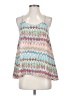 Nell 100% Silk Blue Sleeveless Silk Top Size XS - photo 1