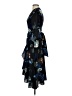 Shein 100% Polyester Black Blue Cocktail Dress Size XS - photo 5