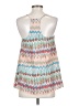 Nell 100% Silk Blue Sleeveless Silk Top Size XS - photo 2