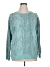 Mondetta Paisley Teal Pullover Sweater Size XL - photo 1