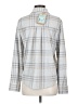 Faherty Plaid Gray Long Sleeve Blouse Size S - photo 2